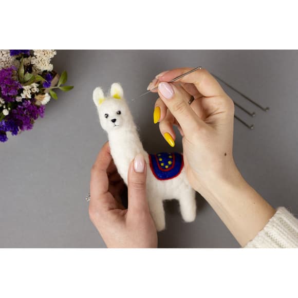 Набор для творчества "Лама" ВАЛ-008 валяние игрушки