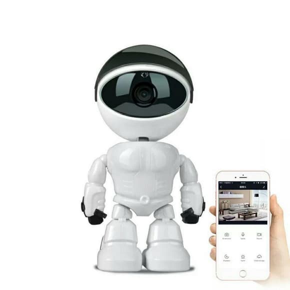 Бездротова поворотна IP-камера відеоспост ереження SV Робот QC1-B 3MP, Білий