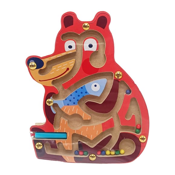 Де рев'яна магнітна іграшка Лабіринт MD 1792-1