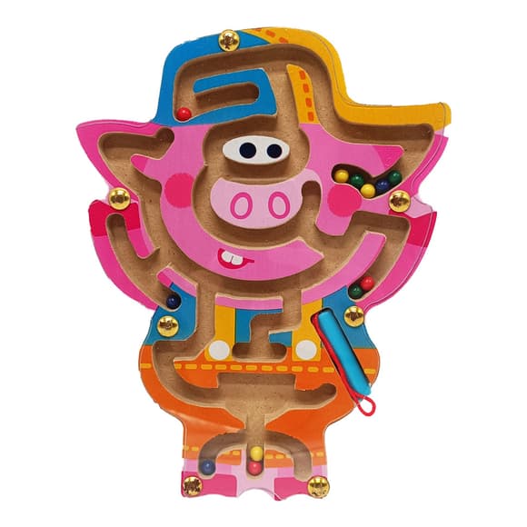 Деревянна я магнитная игрушка Лабиринт MD 1792-1