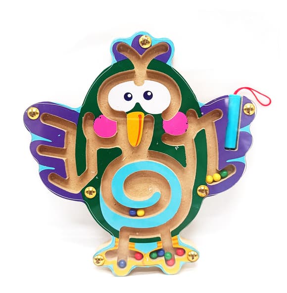 Де рев'яна магнітна іграшка Лабіринт MD 1792-1