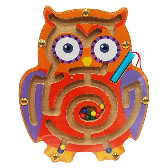 Де рев'яна магнітна іграшка Лабіринт MD 1792-1