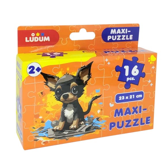 Пазл детский макси "Собачка" ME5032-05, 16 крупных элементов 