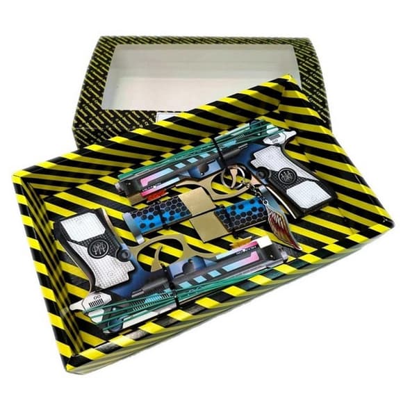 С борная модель резинострел "Berettas HEXAGON" BOX DB-HE 2 шт