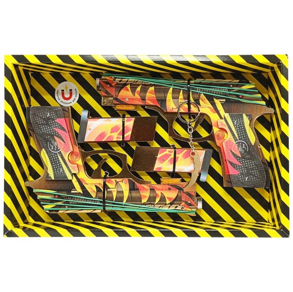 Збірна модель Гумостр іл "Berettas BLAZING" BOX DB-BL 2 шт