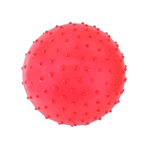 Мячик детский с шипами MB0112 резиновый 18 см, 58 грамм