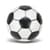 М'яч дитячий фомовий "Футбольний" SPB24636, 10 см
