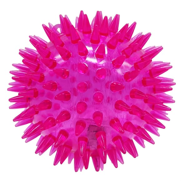 М'ячик дитячий "Їжачок" PR24125, 8,5 см, світлові ефекти