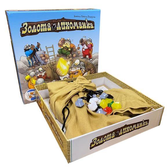 Настольная игра "Золотая лихорадка" ZL001UA (ЗЛ001UA) 95 пластиковых камней