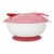 Тарілка на присосці з термоложкою та кришкою MGZ-0101(Pink) 250 мл