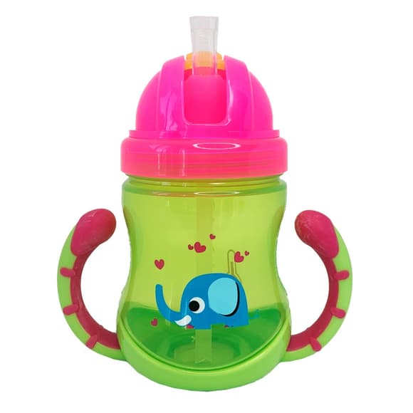 Поїльник дитячий з трубочкою Неон MGZ-0300(Lime) 270 мл