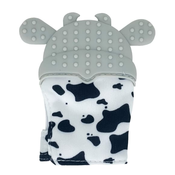 Прорізувач-рукавичка "Корівка" MGZ-0405(Grey) на липучці