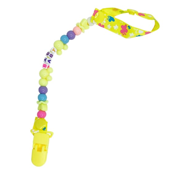 Держатель для пустышки Baby MGZ-0503(Yellow) 34 см