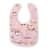 Дитячий слинявчик тка нинний MGZ-0600(Pink) на кнопці
