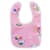 Дитячий слинявчик тканинний MGZ-0600(Pink) на кнопці