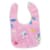 Дитячий слинявчик тканинний MGZ-0600(Pink) на кнопці
