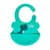 Слинявчик силіконовий "Діно" MGZ-0616(Turquoise) з кишенею