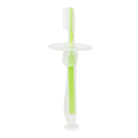 Силиконовая зубная щетка Mumlove MGZ-0707(Green) с ограничителем
