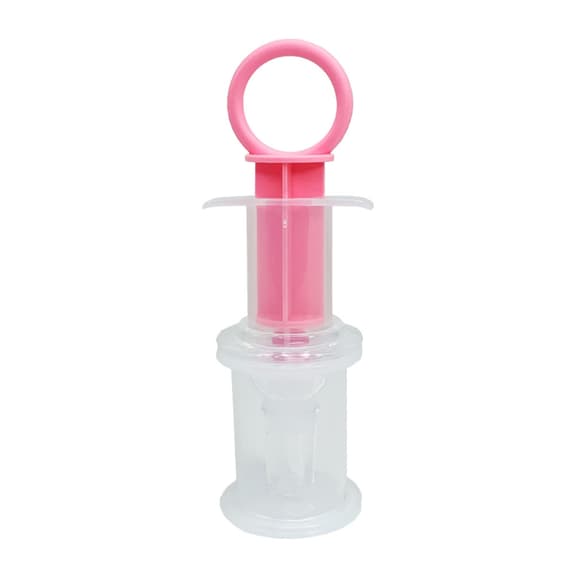 Дитячий Шприц-дозатор для ліків MGZ-0719(Pink) із мірним стаканчиком