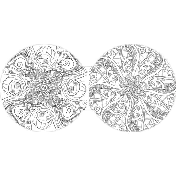 Розмальовка дитяча Мавка "Кольорове коло Повітря" 1842002 Фіолетова