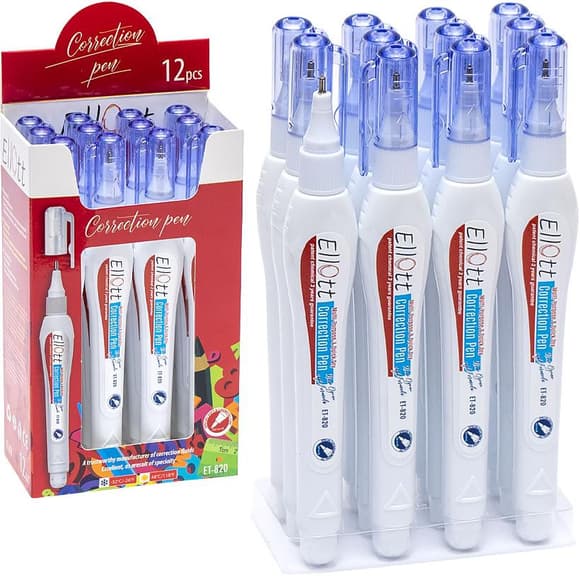 Канцелярский Корректор-ручка "Ellott" ET820E 5 мл