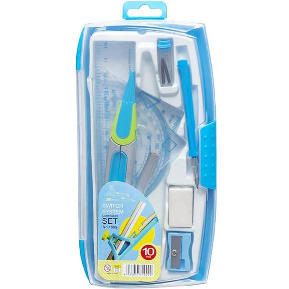 Готовальня 1909 карандаш 4 линейки