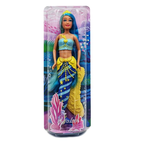 Дитяча лялька Русалонька DEFA 8483 із рухомим хвостом