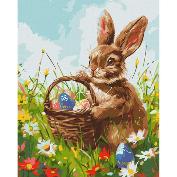 Картина по номерам "Пасхальный посланник" Brushme BS53931 40x50 см