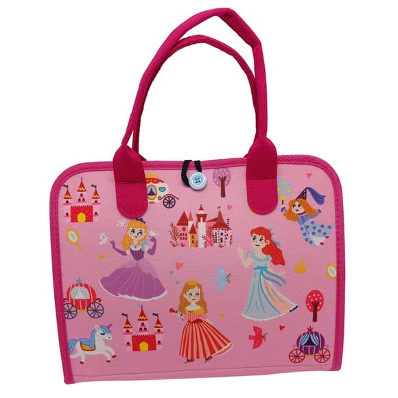 Детская развивающая сумочка-логика XX4028 тактильные, развивающие упражнения, из фетра