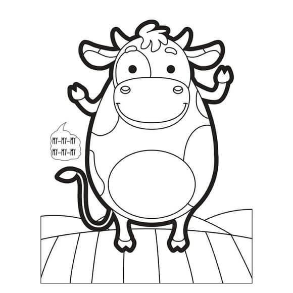 Дитяча книжка-розмальовка "Хто сказав кукуріку?" Книжковий Хмарочос 404027, 8 сторінок