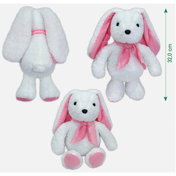 Игрушка мягконабивная Зайка МС 080501-17 розовое