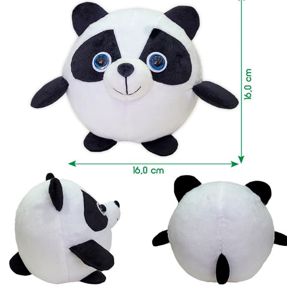 Игрушка мягконабивная Круглик Панда МС 080501-13