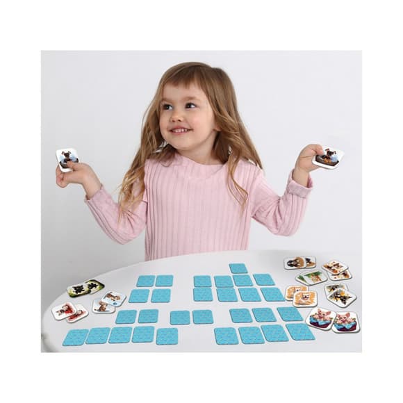 Настольная детская игра Мемори «Коты против собак» ME5032-24, 48 карточек 