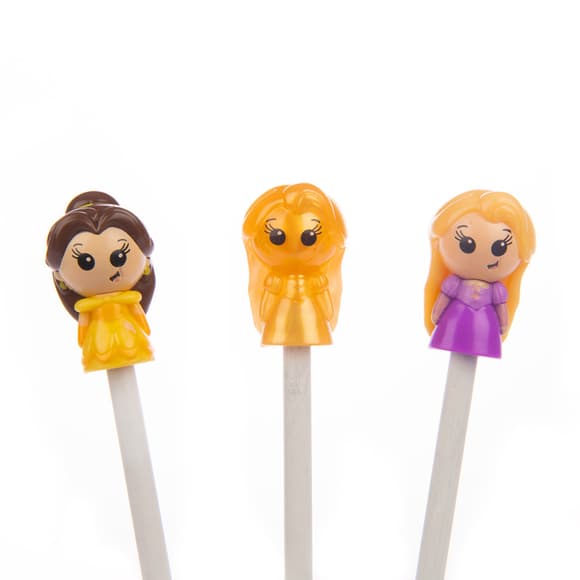 Набір колекційних фігурок-топерів Принцеси Дісней Sambro DSP20-3980-KV-FO серії "Bop n Tops"