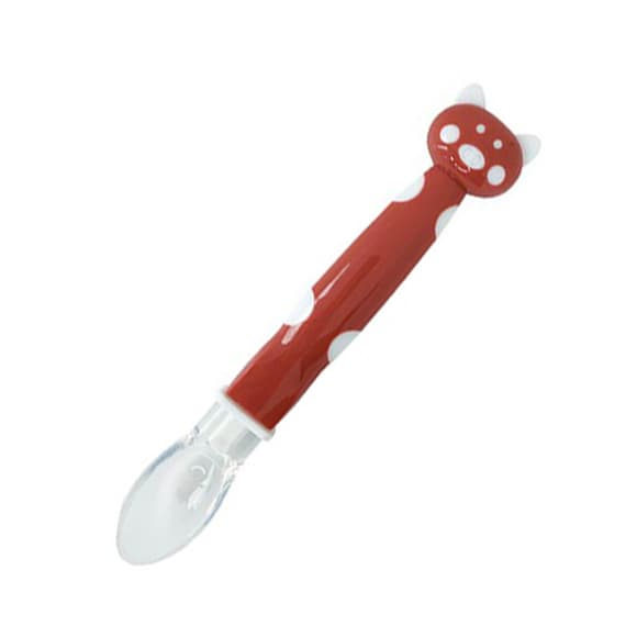 Д етская силиконовая ложка "Хрюшка" MGZ-0114(Brown)