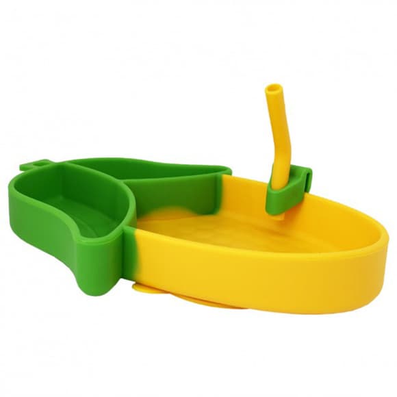 Силиконовая тарелка с приборами "Кукуруза" MGZ-0124