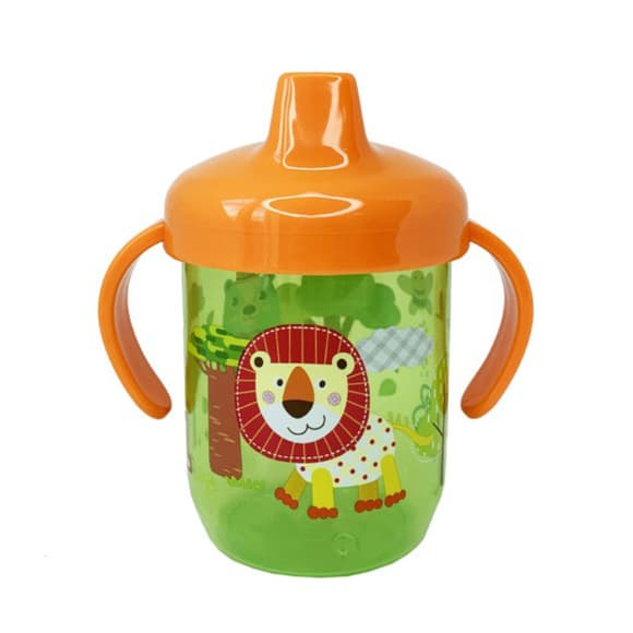 Поильник детский MGZ-0305(Green) Лев 200 мл