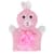Мочалка-рукавичка для купання малюків MGZ-0911(Pink) Зайчик
