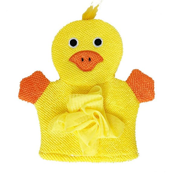 Мочалка-рукавичка для купання малюків MGZ-0911(Yellow) Каченя