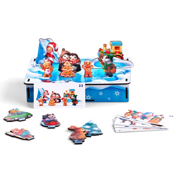 УЦІНКА! Розвиваюча гра "Новорічна панорама" Ubumblebees (ПСД230) PSD230-UC, 24 завдання
