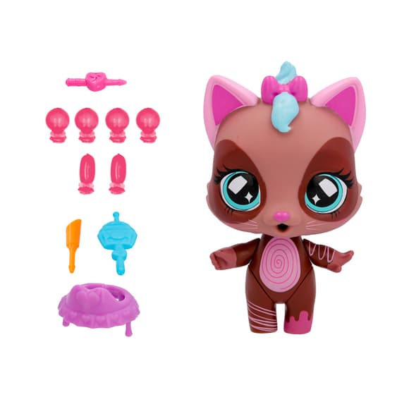 Игровой набор Котенок Кира Bubiloons 85596 фигурка, аксессуары, шарики