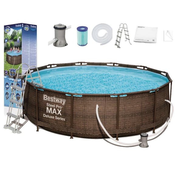 Басейн каркасний 56709 фільтр-насос, сходи, в коробці