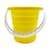 Детское ведро для песочницы "Среднее" S0009(Yellow) желтый 14 см