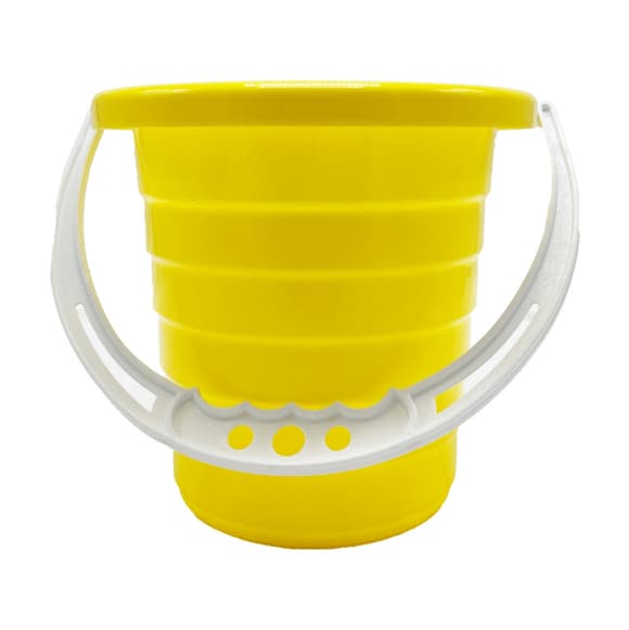 Детское ведро для песочницы "Среднее" S0009(Yellow) желтый 14 см
