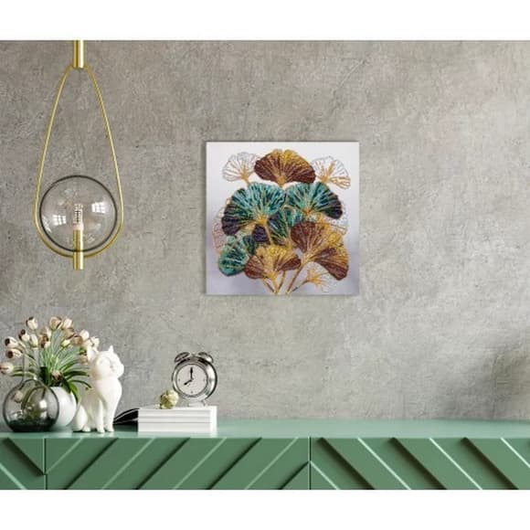 Набір-мі ді для вишивання бісером "Смарагдова гілка" AMB-088 на натуральному полотні