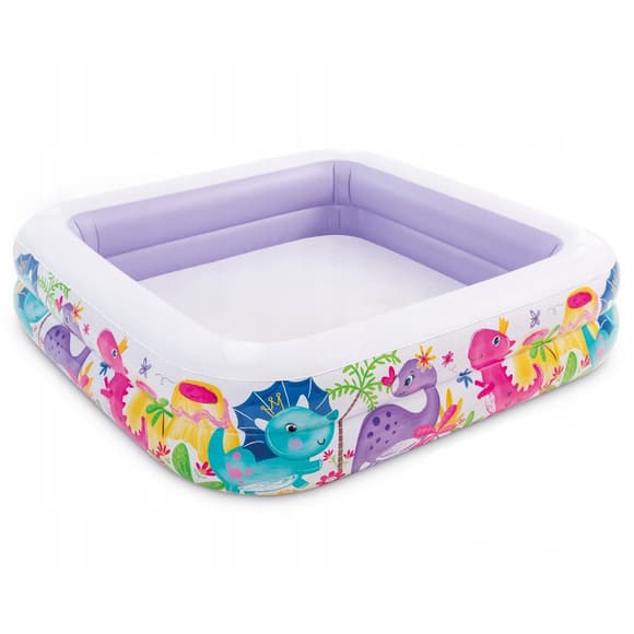 Дитячий надувний басейн 57470(Violet) зі знімним дахом 157 x 122 см 295 л