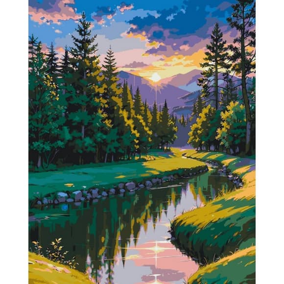 Картина за номерами "На світанку" 11038-AC 40x50 см 