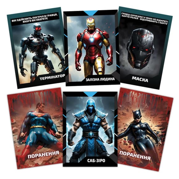 Настольная карточная игра "Битва комиксов" PLR-0016