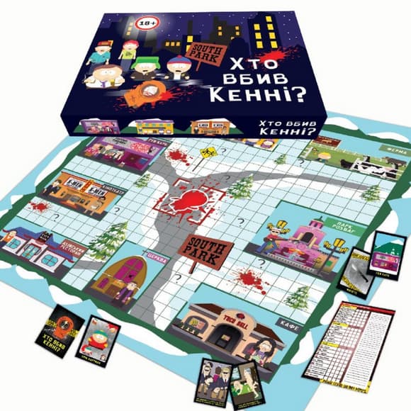 Настольная игра "Кто убил Кенни?" PLR-0033, 18+