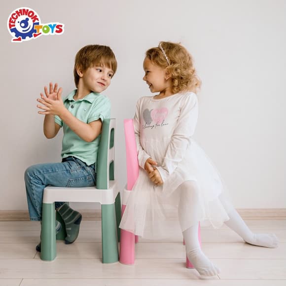 Дитячий стілець "Kids Chair" 0181TXK зелений, до 75 кг